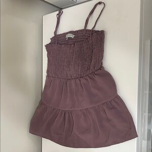 Purple Sleeveless Tiered top